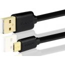 Axagon BUMM-AM15QB Micro USB - USB A, 1,5m, černý