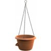 Plastia žardina samozavlažovací Siesta závěs 30 cm terracota