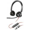 Poly Blackwire 3320 Stereo USB-C Headset +USB-C/A Adapter
