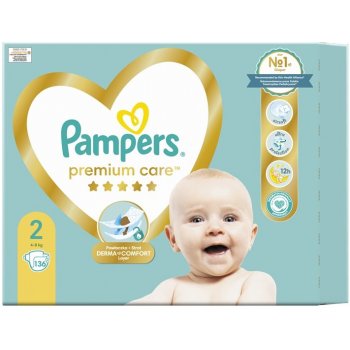 PAMPERS Premium Care 2 136 ks od 26,69 € - Heureka.sk