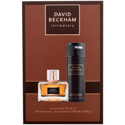 David Beckham Intimately darčekový set toaletná voda 75 ml + dezodorant 150 ml pre mužov