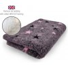 DRYBED Premium Vet Bed Hviezdna noc ružový 100 x 75 cm