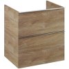 Elita Look skrinka 60x44.9x63.5 cm závesná kúpeľňová skrinka pod umývadlo dub RE080601027050