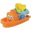 Androni Sada na piesok šťastná rybka s loďou - dĺžka 35 cm