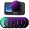 K&F Concept DJI Osmo Action 4/Osmo Action 5 PRO 6pcs CPL+ND8+ND16+ND32+ND64+ND1000