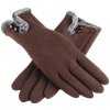 Amparo Miranda® Rukavice Touch Screen ST01 hnedé
