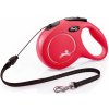 Vodítko Flexi New Classic M lanko 8m/20kg červená
