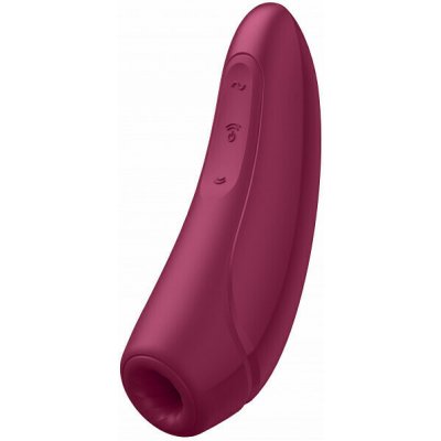 SATISFYER Curvy 1+ vibrátor na stimuláciu klitorisu červený