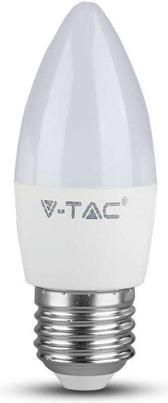 V-TAC LED žiarovka E27 C37 4,5W 4500K