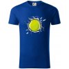 Tenisová loptička v triku - Tričko z organickej bavlny - S ( Kráľovská modrá )