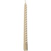 Sviečka MagicHome Vianoce, 25 cm, bal. 2 ks, champagne, špirálová, točená