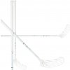 Unihoc UNILITE PRO 27 white CLASSIC biela, Pravá (pravá ruka dole), 100cm (=110cm)