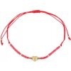 Náramok shamballa - 1 ks 1 červená