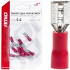 Elektrické konektory – samica (násuvka) 5.6mm 0.5-1.5mm2 10A 10 ks