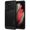 Púzdro Spigen Rugged Armor Samsung Galaxy S21 Ultra, čierne
