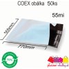 Plastové obálky COEX nepriehľadné Balenie: 50 ks balenie, Rozmer: 550 x 770 mm
