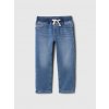 GAP Baby džínsy Slim Tmavomodrá 12-18M Tmavomodrá Tmavomodrá