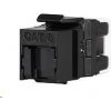 Solarix Quick cut CAT6 UTP RJ45 black keystone pre kliešte SXKJ-NA-BU