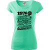 1976 v kocke - Dámske tričko Pure - 2XL ( Mätová )
