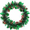 Clayre & Eef Vianočné dekorácie zelený veniec - Ø 35 cm - Clayre & Eef