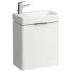 Kúpeľňová skrinka pod umývadlo Laufen Case 47x53x26,5 cm biela mat H4021011102601