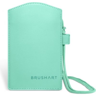 BrushArt Accessories Crossbody phone bag pink taštička na mobil Mint green 11x18 cm