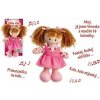 Teddies bábika Verunka hadrová plyš 20 cm česky mluvící na kartě