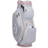 Dámsky bag Callaway Organiser 14 HD Waterproof Bag na vozík (Cart bag) Dámske Waterproof Šedá/Ružová