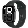 Apple Watch Series 10 GPS 42mm Jet Black Alu Case, Midnight Black Sport Band M/L EU MWWF3