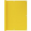 Balkónová zástěna žlutá 120 x 300 cm HDPE Žlutá 311000