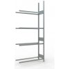 Regál na pneumatiky SCHULTE, prídavné pole, 4 úrovne, šírka police 1200 mm, 1206x436x2750 mm