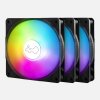 InWin Case fan Luna AL120, 120mm, ARGB, Black (Triple pack+ ARGB Controler) IW-FN-AL120-3PK
