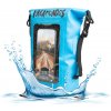 Voděodolný vak FIXED Float Bag s kapsou pro mobilní telefon 3L Vandrácký Speciál, modrý