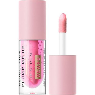 Makeup Revolution Vyživujúce sérum na pery Rehab Plump Me Up Pink Glaze (Lip Serum) 4.6 ml