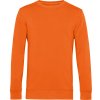 B&C Mikina B&C Inspire Crew Neck, pánská COT01U31Bx3705-pure orange 2XL Oranžová pure