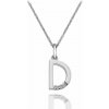 Hot Diamonds Strieborný prívesok Micro D Clasic DP404