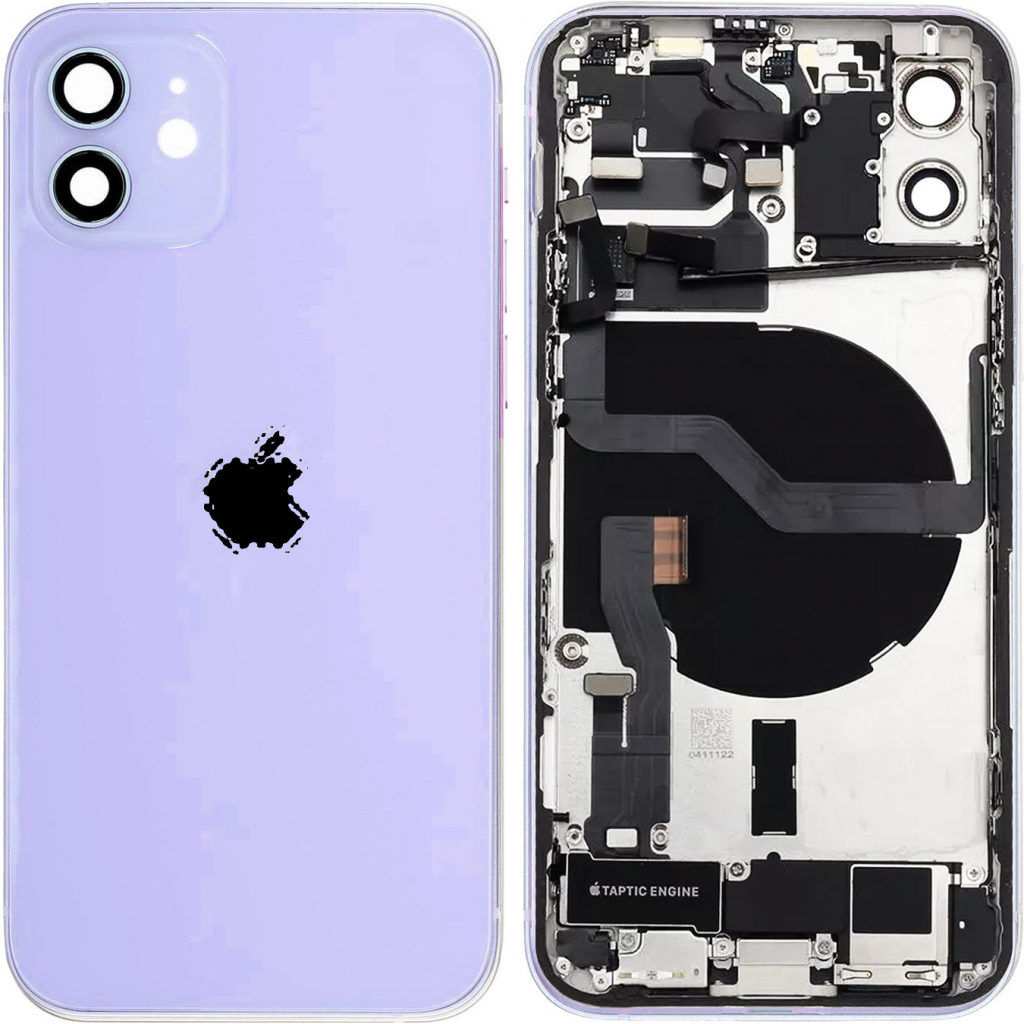 Kryt Apple iPhone 12 zadný fialový