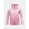 Peak Performance Jr Rider Zip Hood Bitter Root