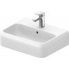 Duravit Qatego umývadlo 45x35 cm obdĺžnik pultové umývadlo biela 0746450000