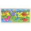 Dřevěné puzzle dino 96 dílků