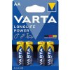 Varta Longlife POWER HIGH ENERGY AA 4ks 409661
