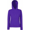 Fruit of the Loom Mikina Classic Lady-Fit Hooded Sweat s kapucí, dámská COT-16203835004 XL Purpurová