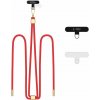 Šnúrka na telefon/popruh na telo Tech-Protect C2S Rope Crossbody Strap Red/Gold