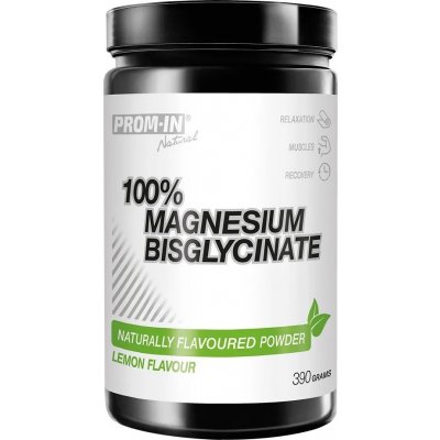 Prom-In 100% Magnesium Bisglycinate 390g - citron Príchuť: citrón