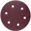 Výsek Worcraft DS07-225-01, do brúsky na sadrokartón, 225 mm, 6 dier, brúsny, okrúhly, P80, bal. 5 ks