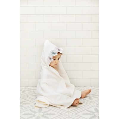 Elodie Details osuška Hooded Towel Embedding Bloom
