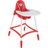 Stolička detská vysoká Star červená