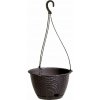PROSPERPLAST Kvetináč závesný RATOLLA ROUND W antracit 21,5cm