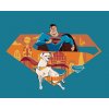 Zuty – Supermanov najlepší priateľ (DC Liga supermaznáčikov), 40 × 50 cm, bez rámu a bez napnutia plátna 8596530237082