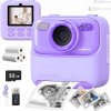 INSTANTNÝ FOTOAPARÁT 3 ROLKY Mini Termotlačiareň na fotografie Fialová